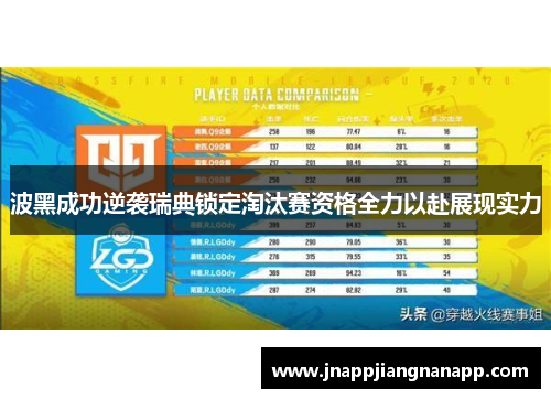 波黑成功逆袭瑞典锁定淘汰赛资格全力以赴展现实力