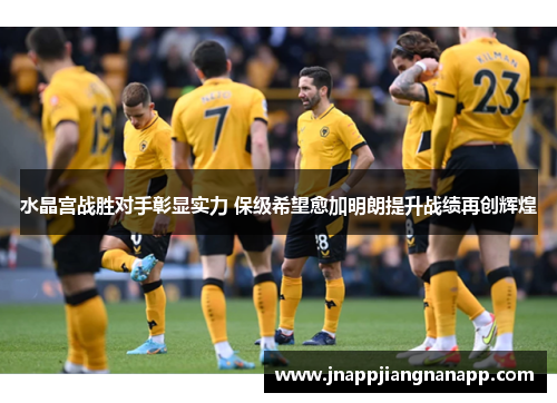 水晶宫战胜对手彰显实力 保级希望愈加明朗提升战绩再创辉煌